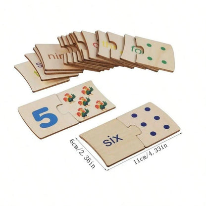 Wooden Math Learning Toy for kids and family play, image 4