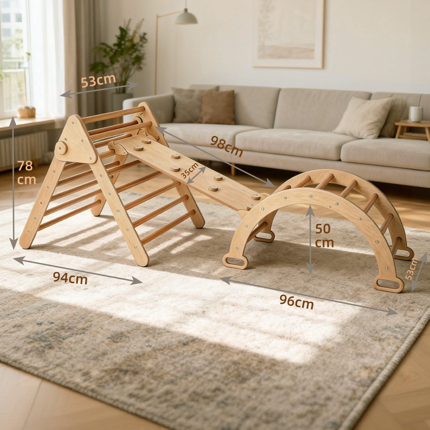 Indoor gross motor activity toy helping toddlers stay active