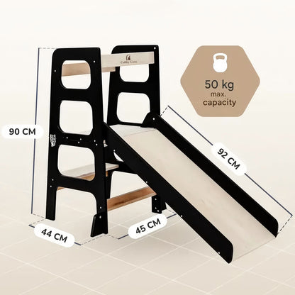 Convertible standing tower for kids to safely join kitchen and family activities