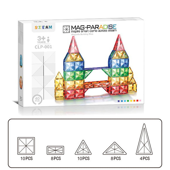 Kids magnetic construction toy for creative building
