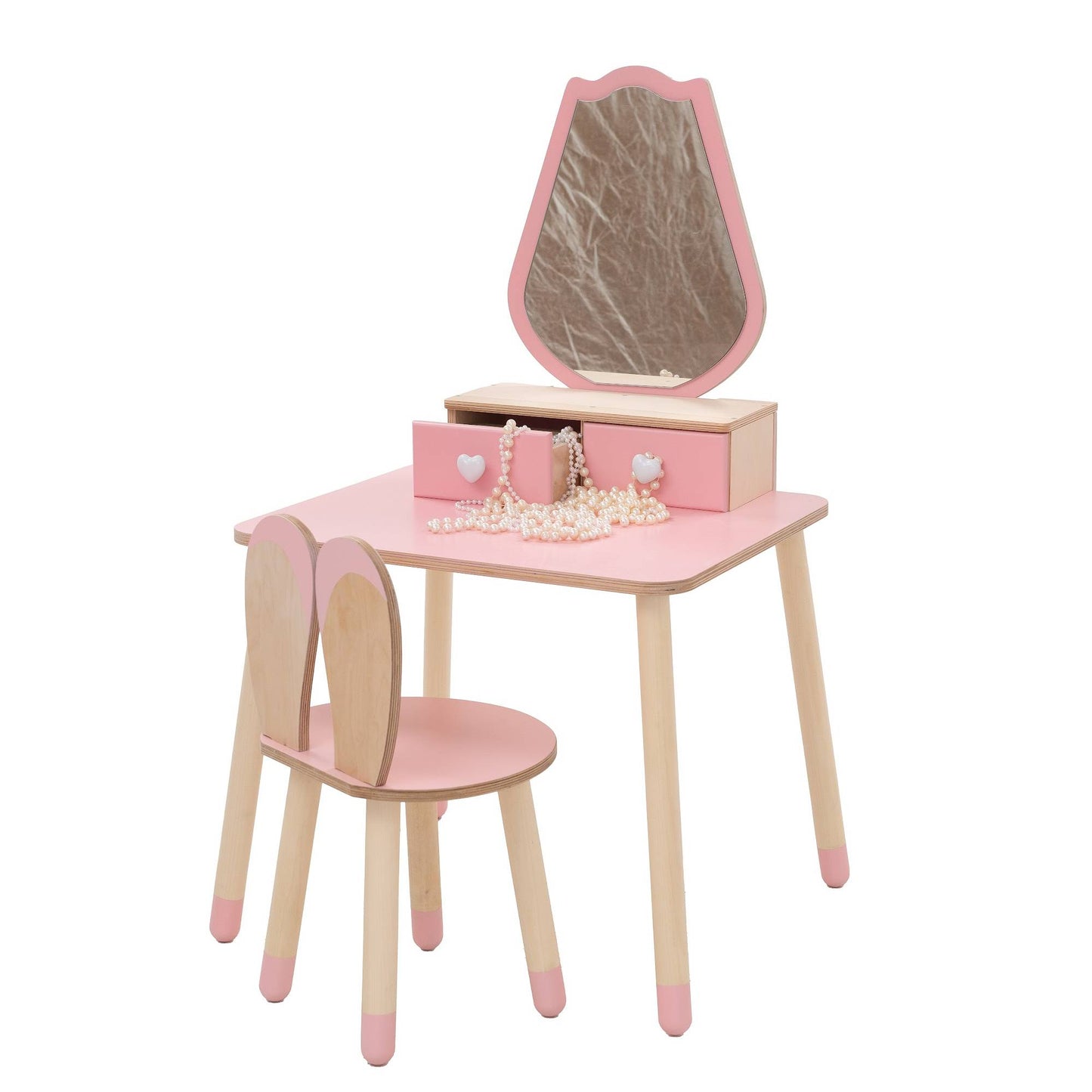 Kids Table and Chair Set - Vanity Table for kids and family play, image 10