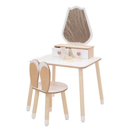 Kids Table and Chair Set - Vanity Table for kids and family play, image 12