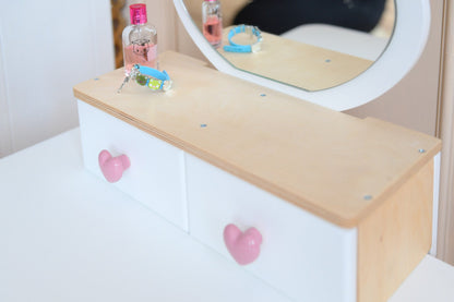 Kids Table and Chair Set - Vanity Table for kids and family play, image 6