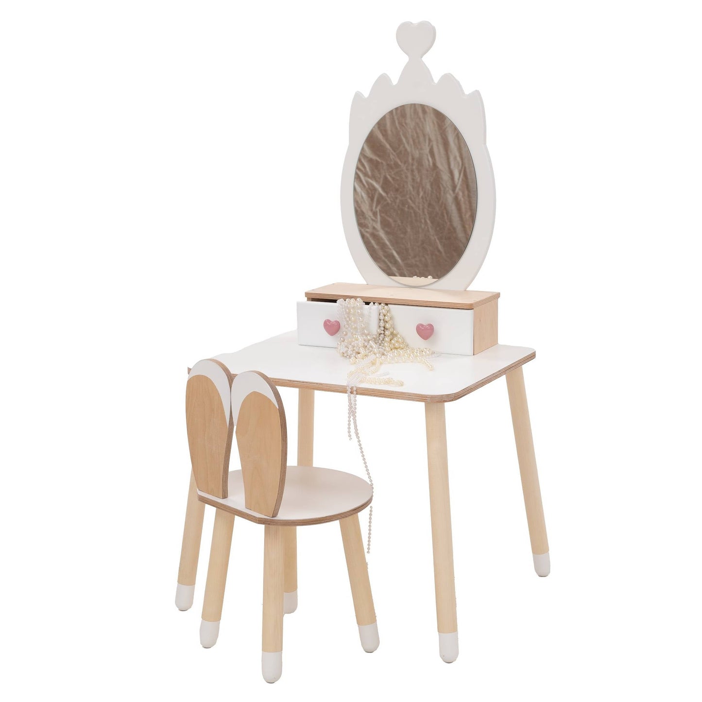 Kids Table and Chair Set - Vanity Table for kids and family play, image 11