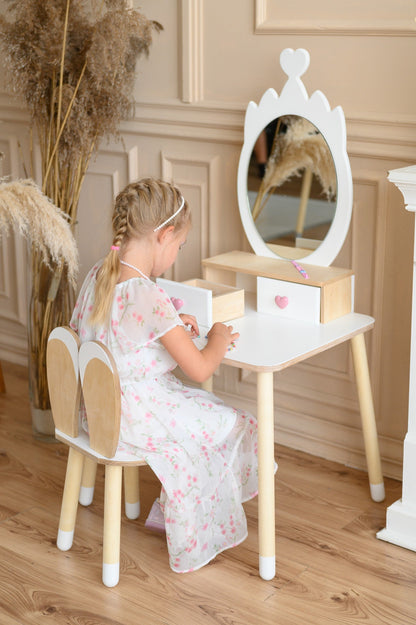 Kids Table and Chair Set - Vanity Table for kids and family play, image 7