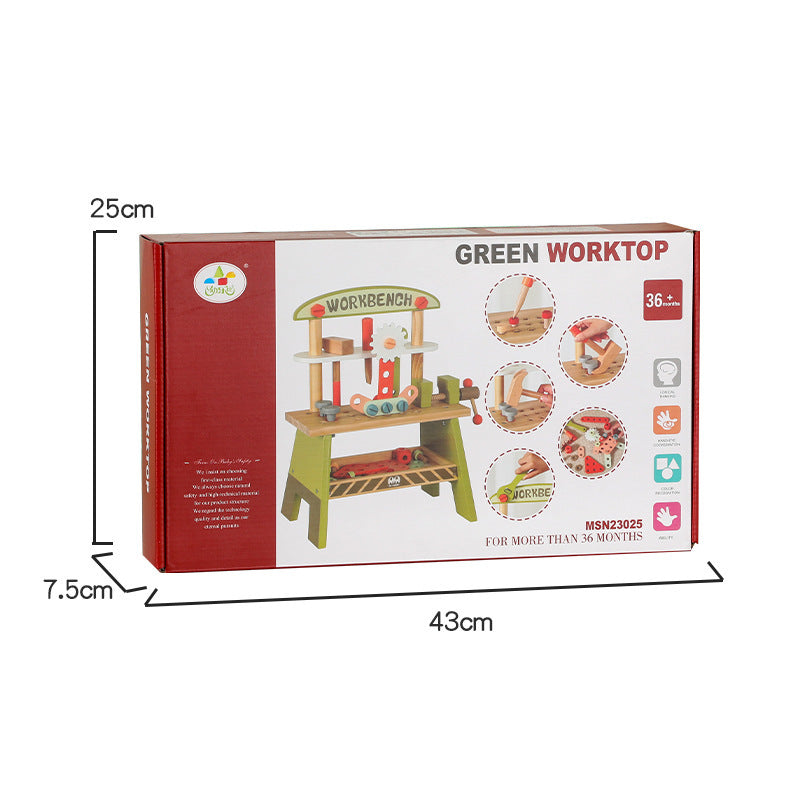 Kids Wooden Workbench - Workbench for kids and family play, image 2