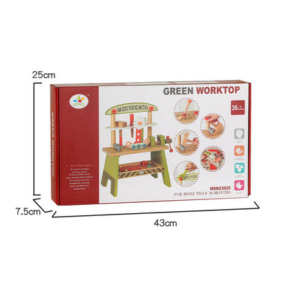 Kids Wooden Workbench - Workbench for kids and family play, image 2
