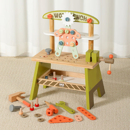 Kids Wooden Workbench - Workbench for kids and family play, image 4