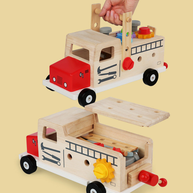 Wooden Multi-Activity Learning Toy for kids and family play, image 4