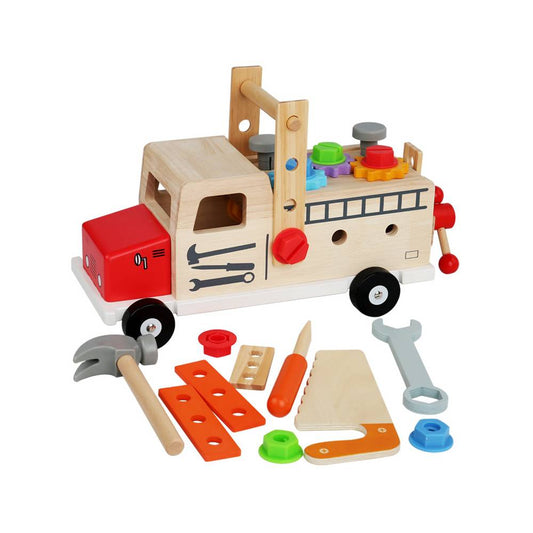 Wooden Multi-Activity Learning Toy for kids and family play, image 1