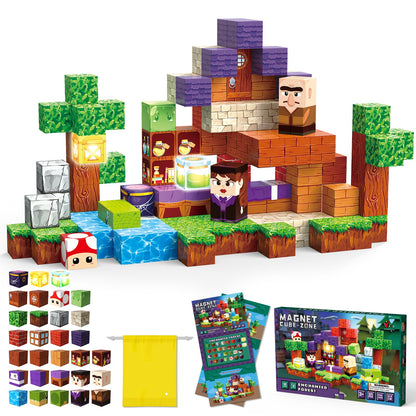 120 piece magnetic building toy for children