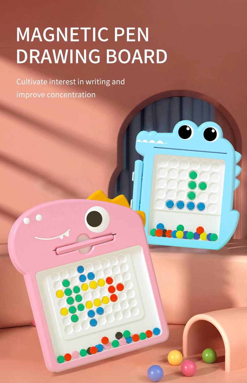 Magnetic Drawing Board - Plus Set for kids and family play, image 6