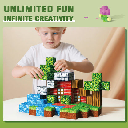 STEM magnetic building toy for children ages 3+