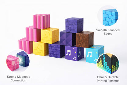 Magnetic Building Blocks Set - Electric Carnival for kids and family play, image 6