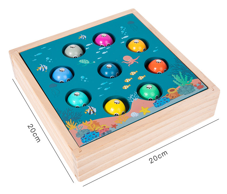 Wooden Fishing Game - Fishing Game for kids and family play, image 8