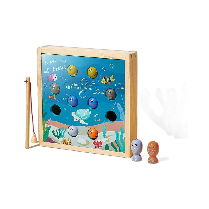 Wooden Fishing Game - Fishing Game for kids and family play, image 1