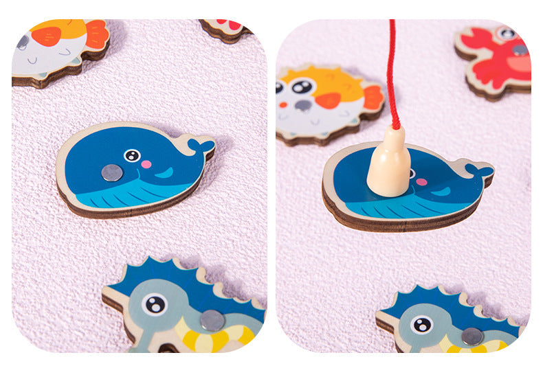 Wooden Fishing Game - Fishing Game for kids and family play, image 5
