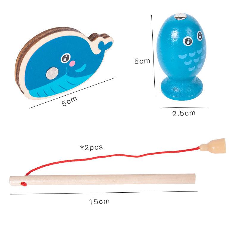 Wooden Fishing Game - Fishing Game for kids and family play, image 7