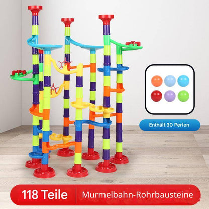 Marble Run Building Set - Deluxe Set for kids and family play, image 4