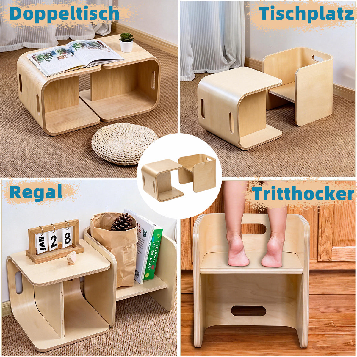 Kids Table and Chair Set for kids and family play, image 9