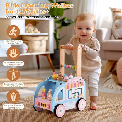 Wooden Baby Walker - Baby Walker for kids and family play, image 3