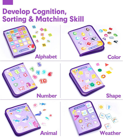Montessori activity book developing fine motor skills and coordination