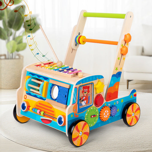 Wooden Baby Walker - Classic Set for kids and family play, image 1