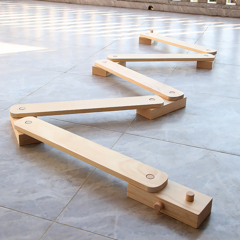 Wooden Balance Board - Classic Set for kids and family play, image 2