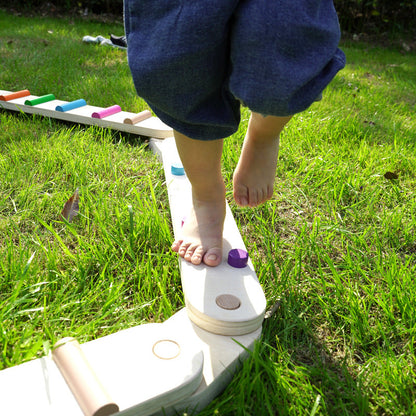 Wooden Balance Board for kids and family play, image 6