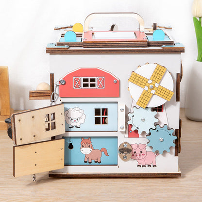 Marble Run Building Set - Busy House for kids and family play, image 2