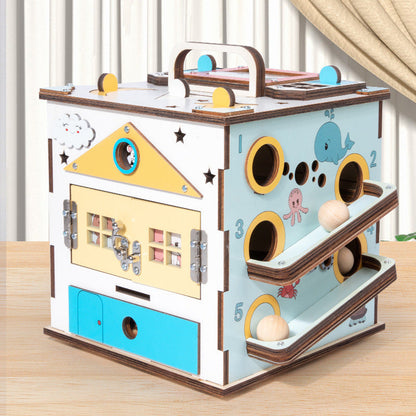 Marble Run Building Set - Busy House for kids and family play, image 3