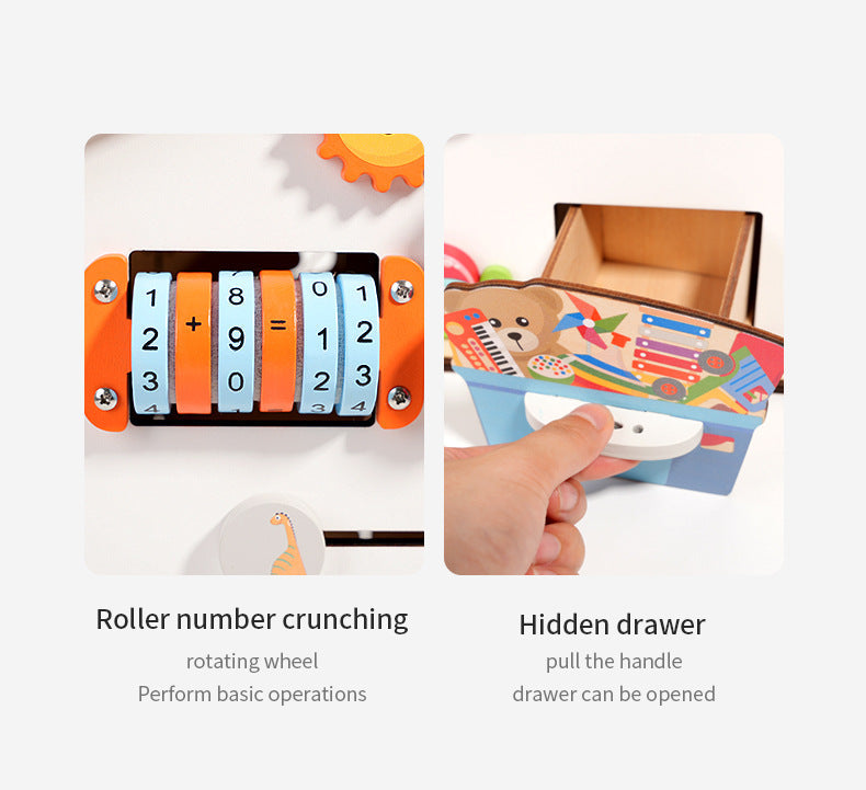 Large Wooden Busy House for kids and family play, image 13