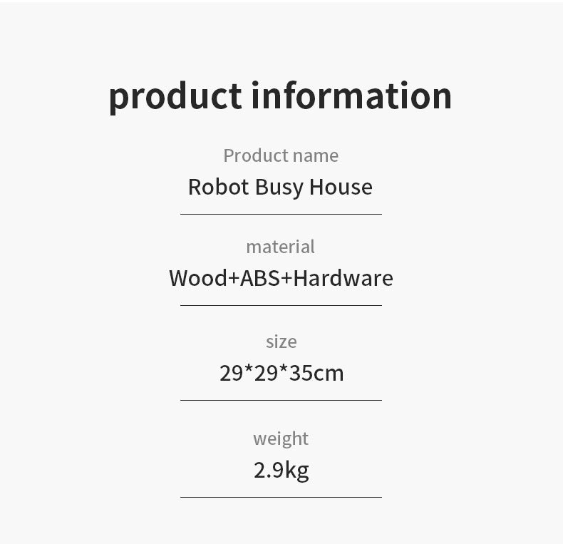 Large Wooden Busy House for kids and family play, image 7