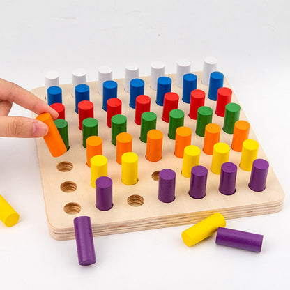 Wooden Color Sorting Toy - Classic Set for kids and family play, image 3