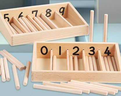 Wooden Counting Board - With Play Mat for kids and family play, image 5