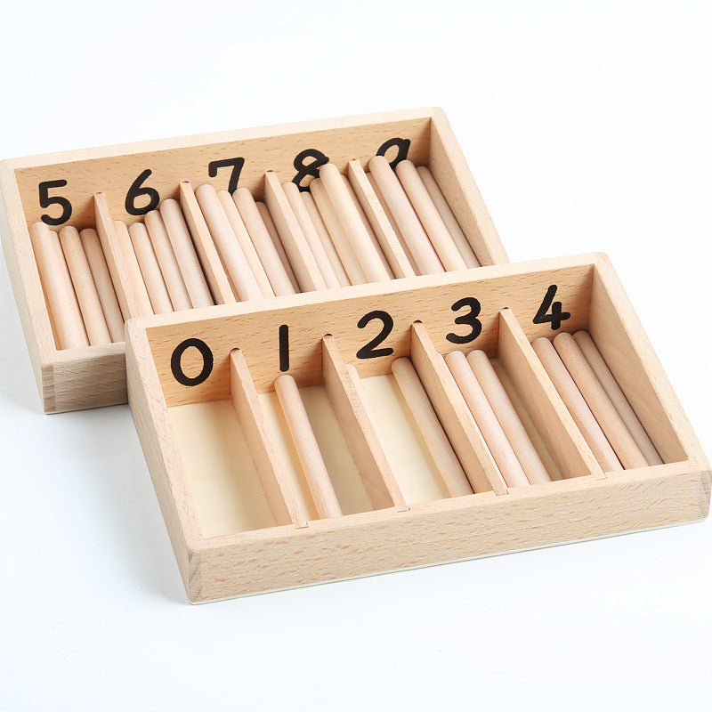 Wooden Counting Board - With Play Mat for kids and family play, image 1