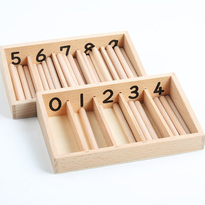 Wooden Counting Board - With Play Mat for kids and family play, image 1