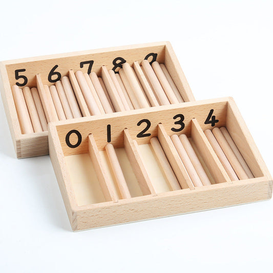 Wooden Counting Board - With Play Mat for kids and family play, image 1