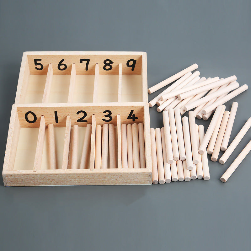 Wooden Counting Board - With Play Mat for kids and family play, image 3