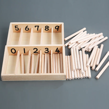 Wooden Counting Board - With Play Mat for kids and family play, image 3