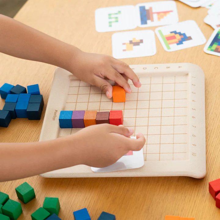 Wooden Math Learning Toy - Deluxe Set for kids and family play, image 2
