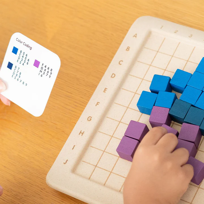 Wooden Math Learning Toy - Deluxe Set for kids and family play, image 4