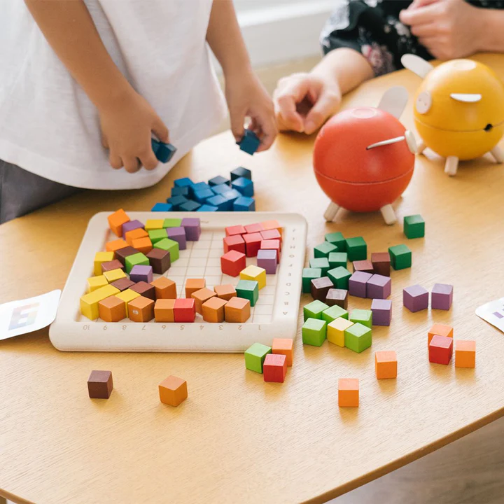 Wooden Math Learning Toy - Deluxe Set for kids and family play, image 6