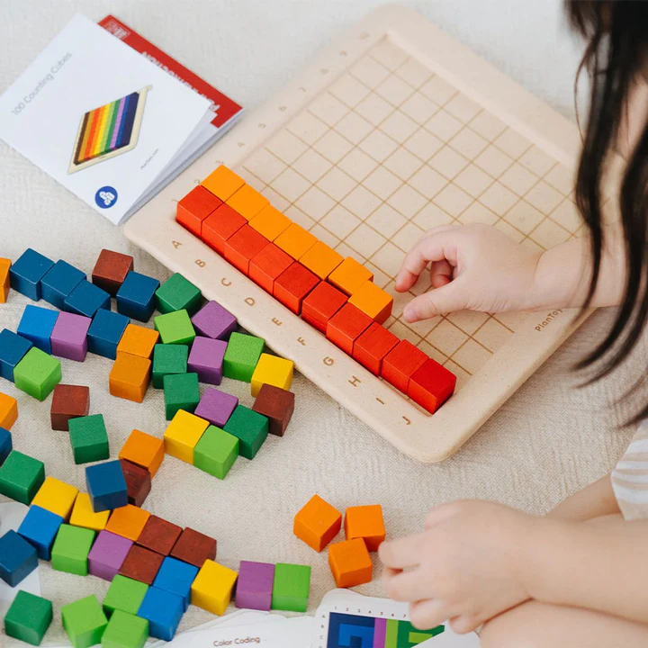Wooden Math Learning Toy - Deluxe Set for kids and family play, image 7