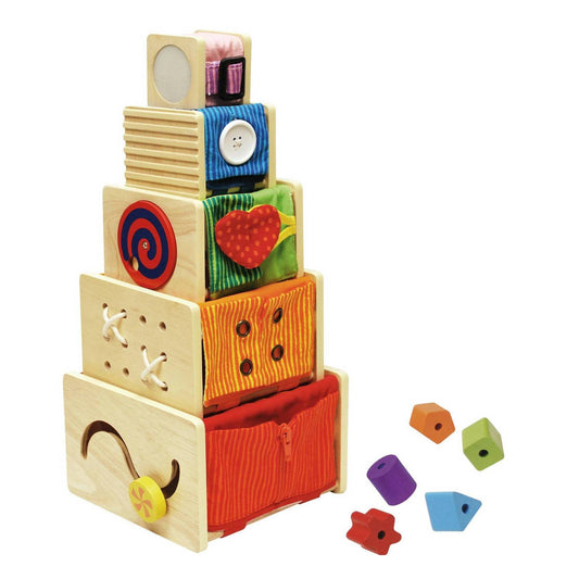Wooden Stacking Toy - Classic Set for kids and family play, image 1
