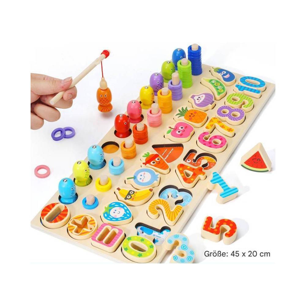 Deluxe Wooden Puzzle for kids and family play, image 1