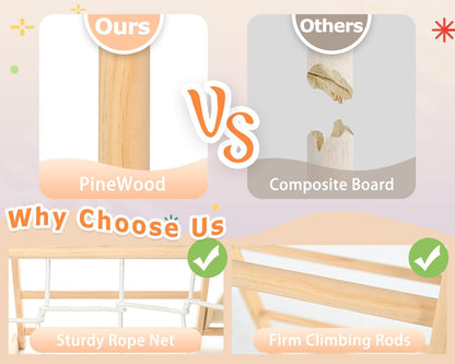 Indoor Climbing Gym with Slide - Classic Set for kids and family play, image 3