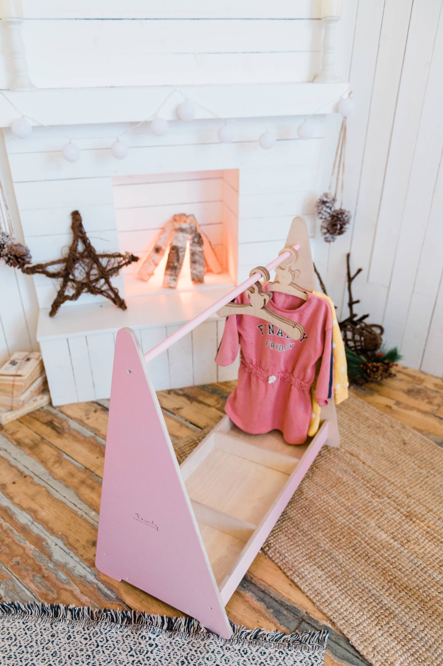 Kids Clothing Rack with Storage for kids and family play, image 5