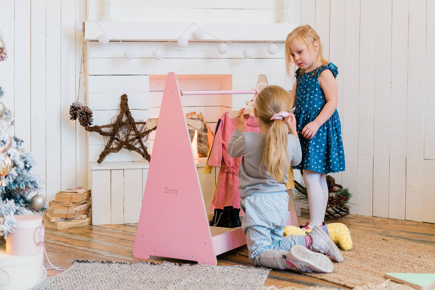 Kids Clothing Rack with Storage for kids and family play, image 8