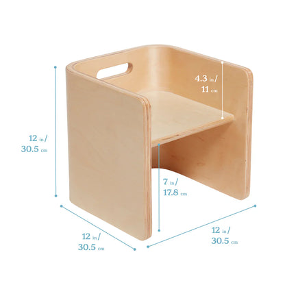 2-in-1 Kids Step Stool - High Chair for kids and family play, image 8